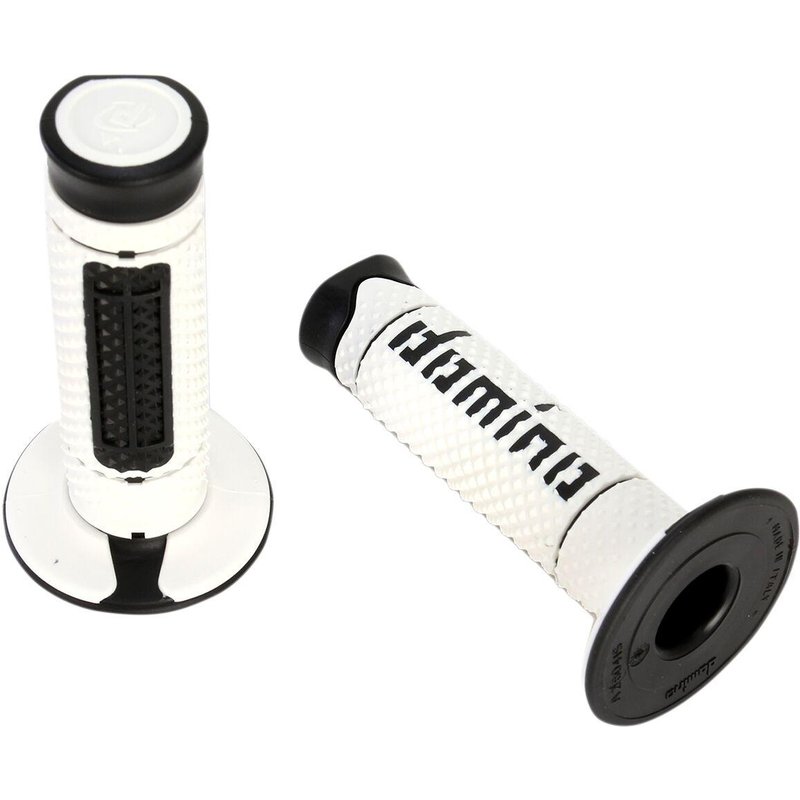 A26041C4046A7-0 - Domino Diamonte Off Road Grips - Black/White