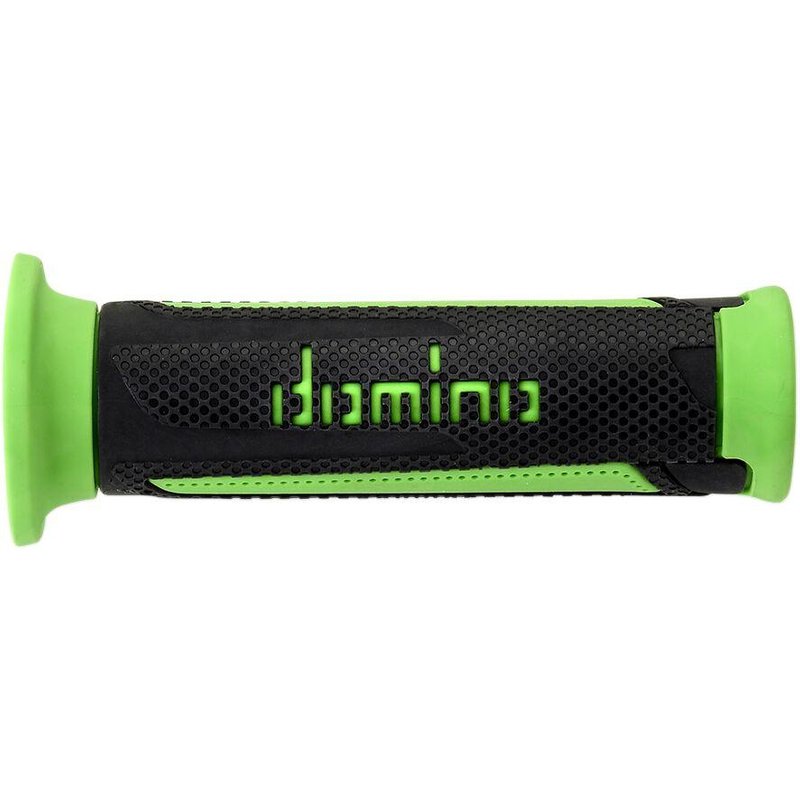 A35041C4470C7-0 - Domino Turismo Sport Touring Grips - Black/Green