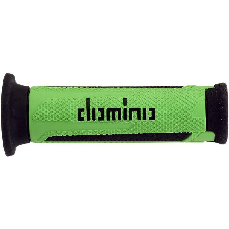 A35041C4044C7-0 - Domino Turismo Sport Touring Grips - Green/Black