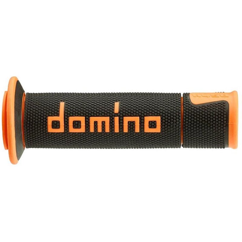 A45041C4540B7-0 - Domino A450 Road/Race Grips - Black/Orange