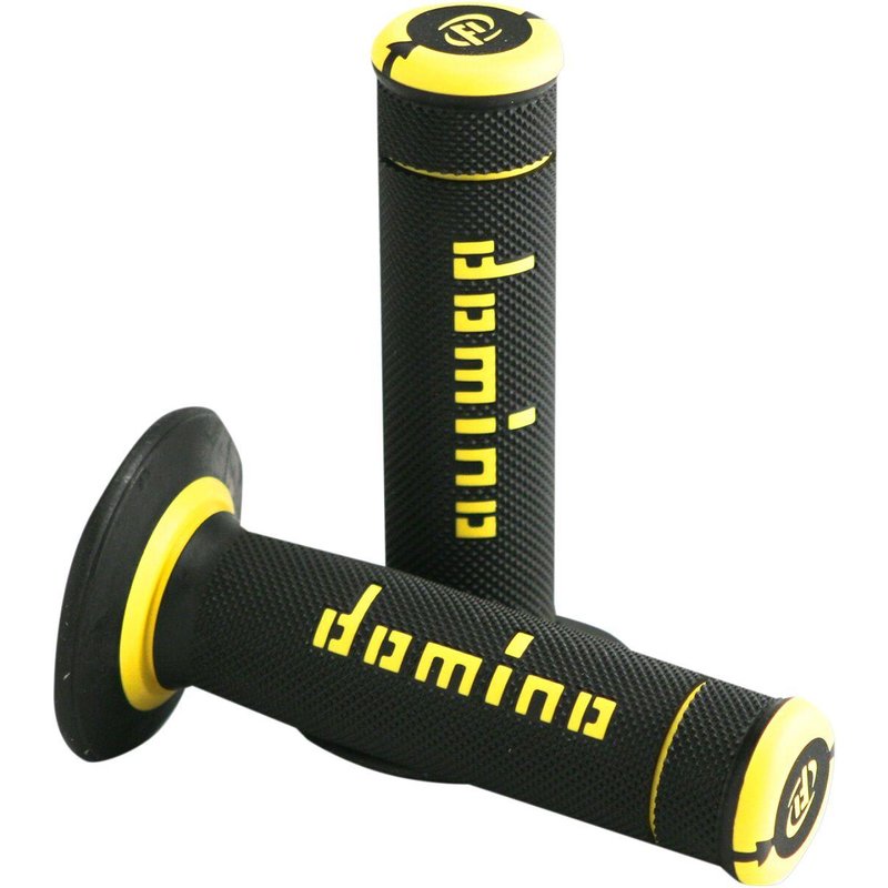 A19041C4740A7-0 - Domino Xtreme Off Road Grips - Black/Yellow