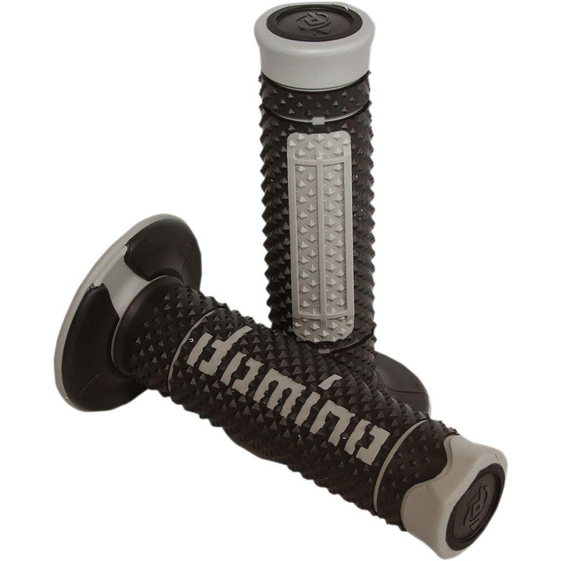 A26041C5240A7-0 - Domino Diamonte Off Road Grips - Black/Grey