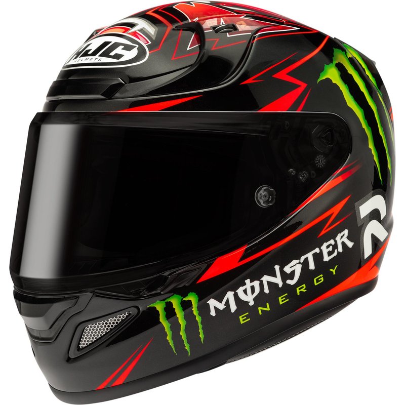 HJC RPHA 12 Quartararo Replica MC1 Motorcycle Helmet