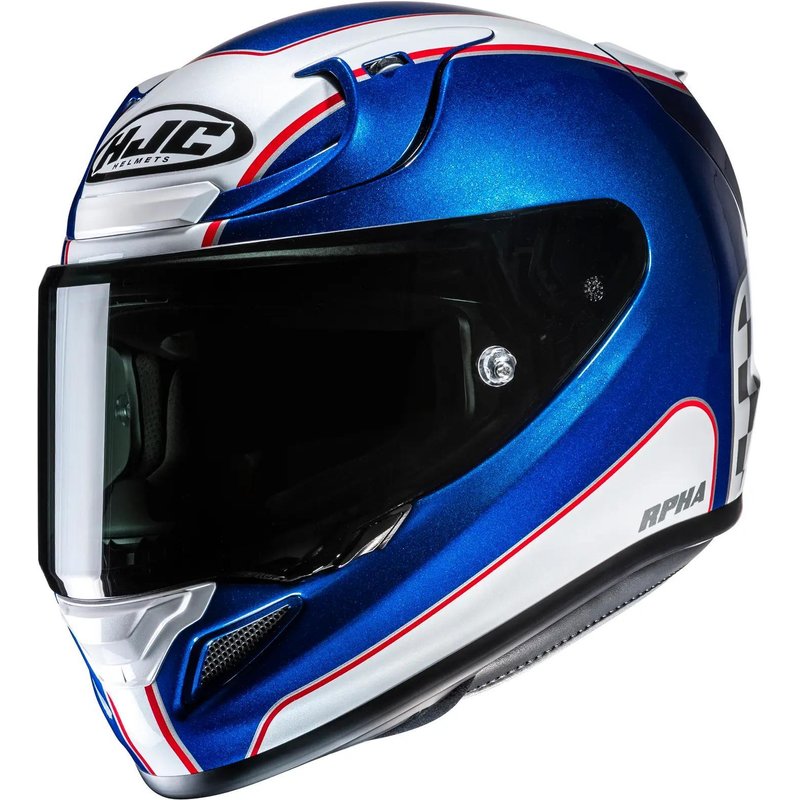 HJC RPHA 12 Respon MC2 Blue White Red Motorcycle Helmet