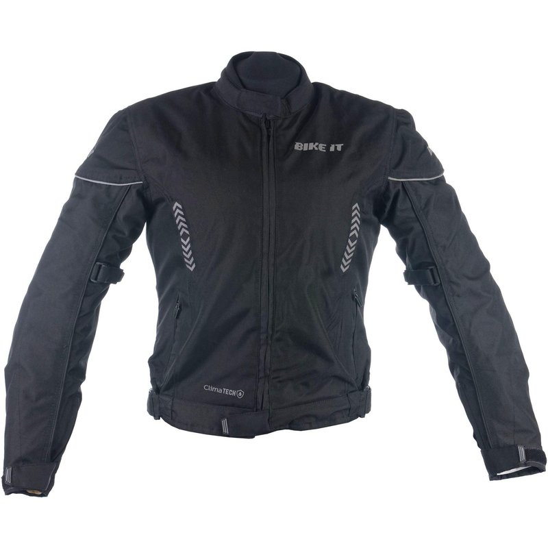 Bike It Insignia Textile Ladies Waterproof Motorcycle Jacket Black