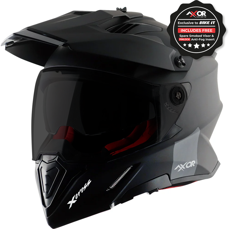 Axor X-Cross Adventure Helmet - Matt Black