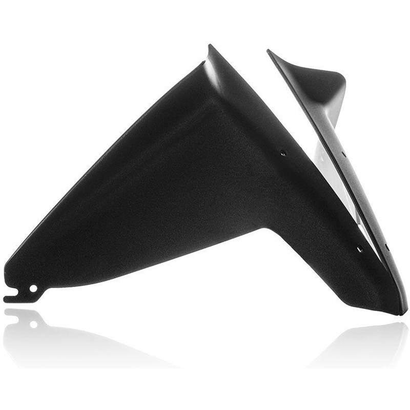YA018NO - WRS Wind Deflectors For Yamaha XTZ 690 2019-2022 - Black