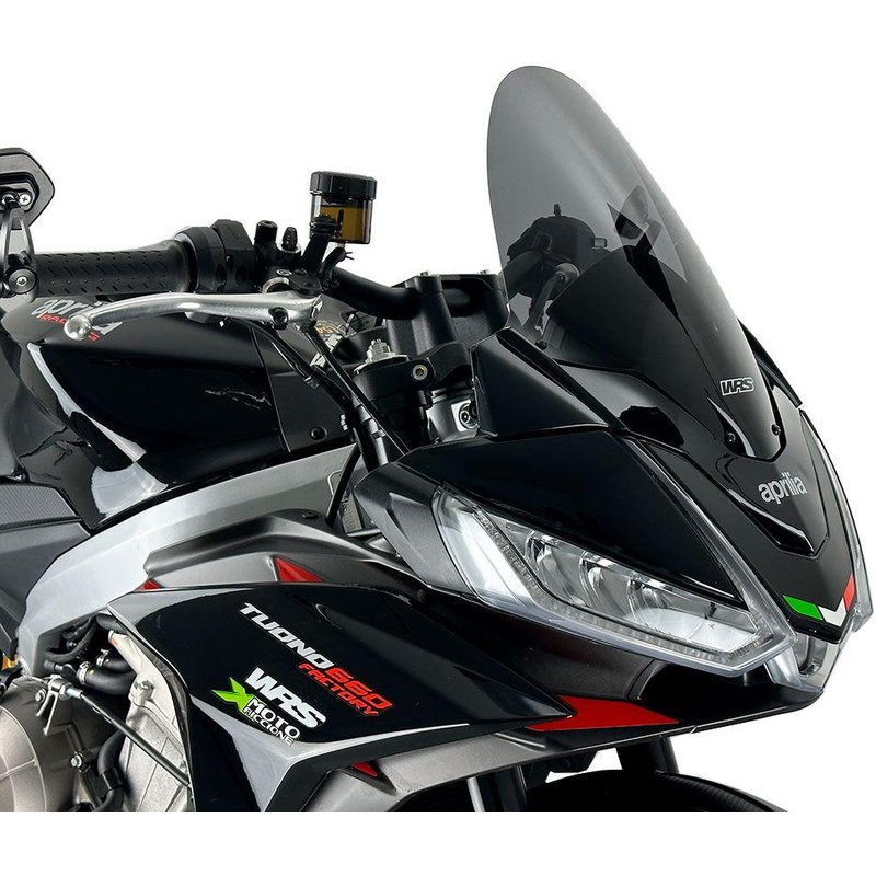 AP005FS - WRS Windscreen For Aprilia Tuono 660 ABS 2021-2024 38.5 cm (15-1/4") - Dark Smoke