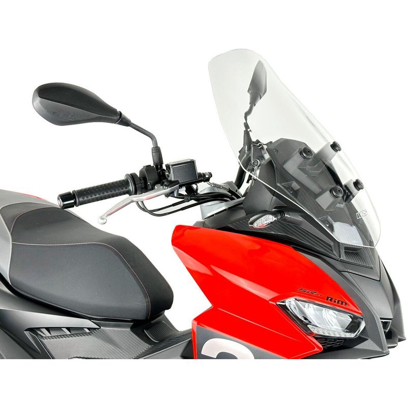 AP007T - WRS Windscreen For Aprilia SR GT 125 ABS 2022-2024 53 cm (21") - Clear