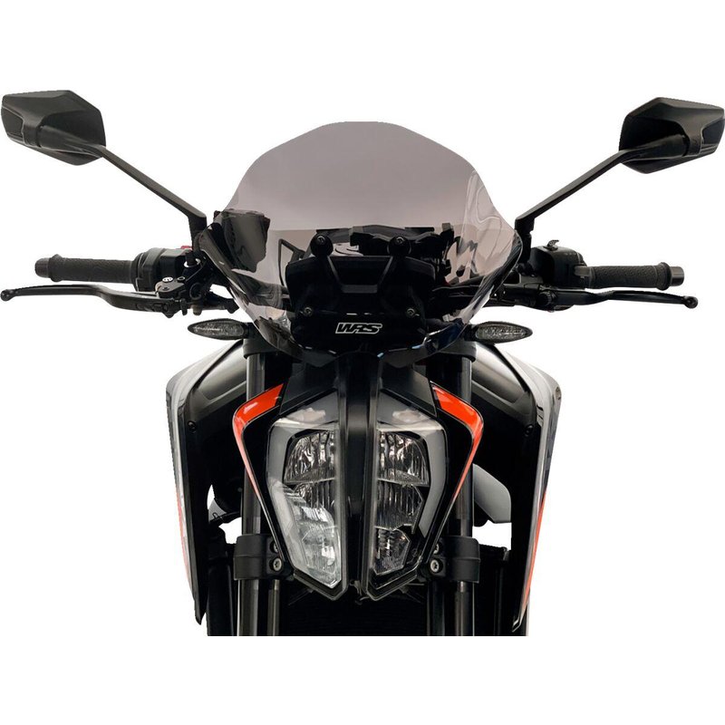 KT011FS - WRS Windscreen For KTM Duke 790 ABS 2020-2024 28.5 cm (11-1/4") - Dark Smoke