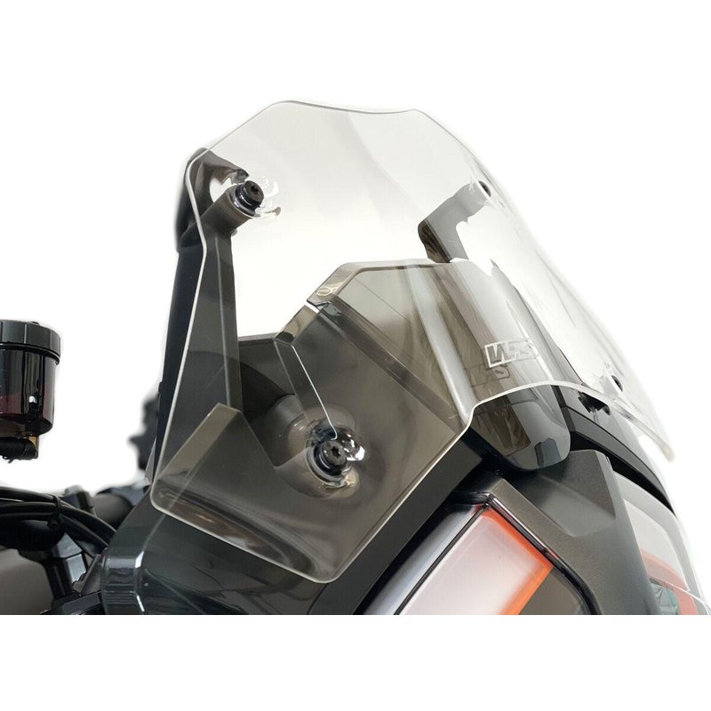 KT010T - WRS Windscreen For KTM Super Adventure 1290 R ABS 2021-2024 16.5 cm (6-1/2") - Clear