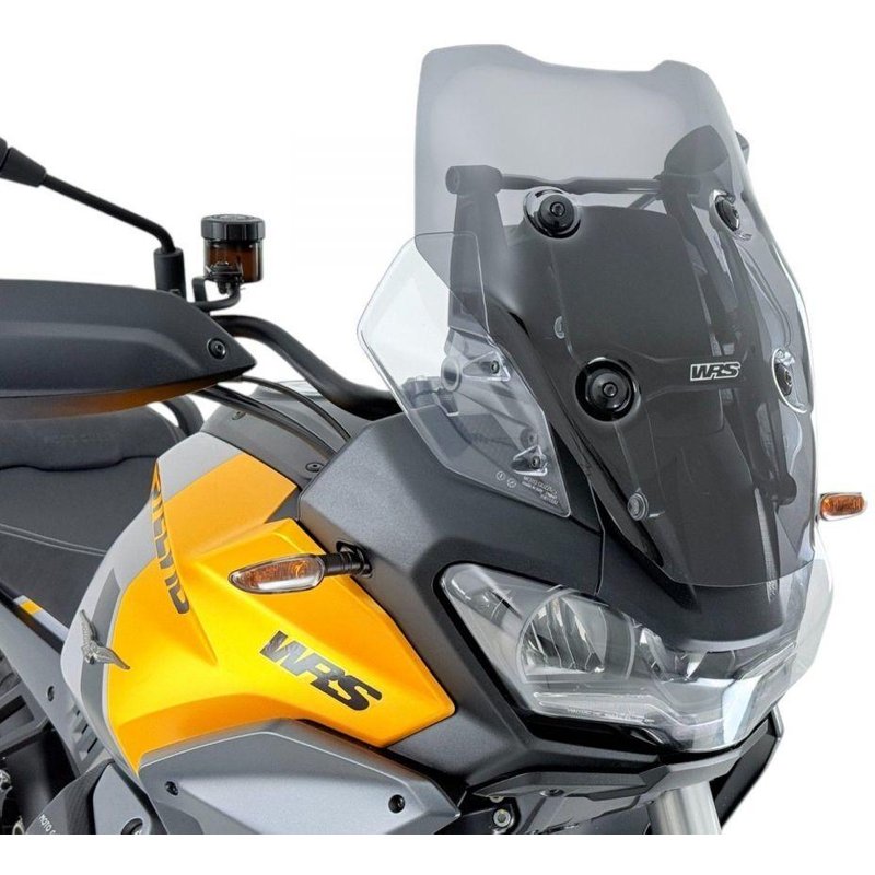 MG006FS - WRS Windscreen For Moto Guzzi Stelvio 1000 ABS 2024-2025 - Dark Smoke
