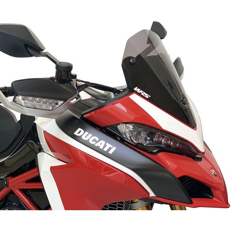 DU007FS - WRS Windscreen For Ducati MultiStrada 1200 ABS 2015-2017 38 cm (15") - Dark Smoke