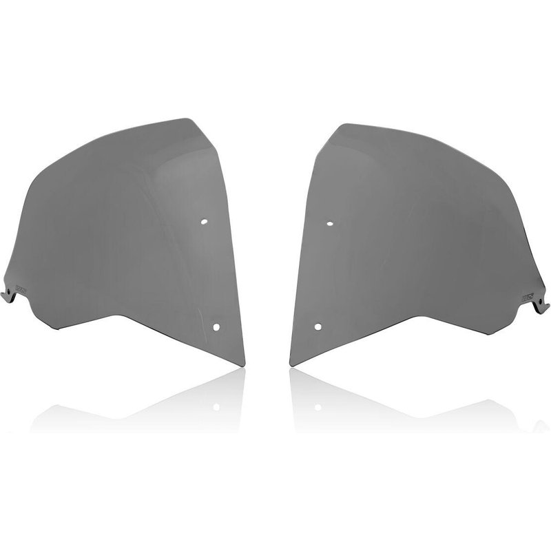 YA033FS - WRS Wind Deflectors For Yamaha XTZ 690 2022 - Dark Smoke