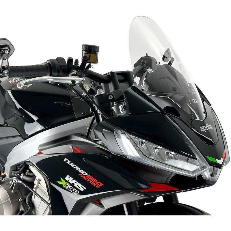 AP005T - WRS Windscreen For Aprilia Tuono 660 ABS 2021-2024 38.5 cm (15-1/4") - Clear