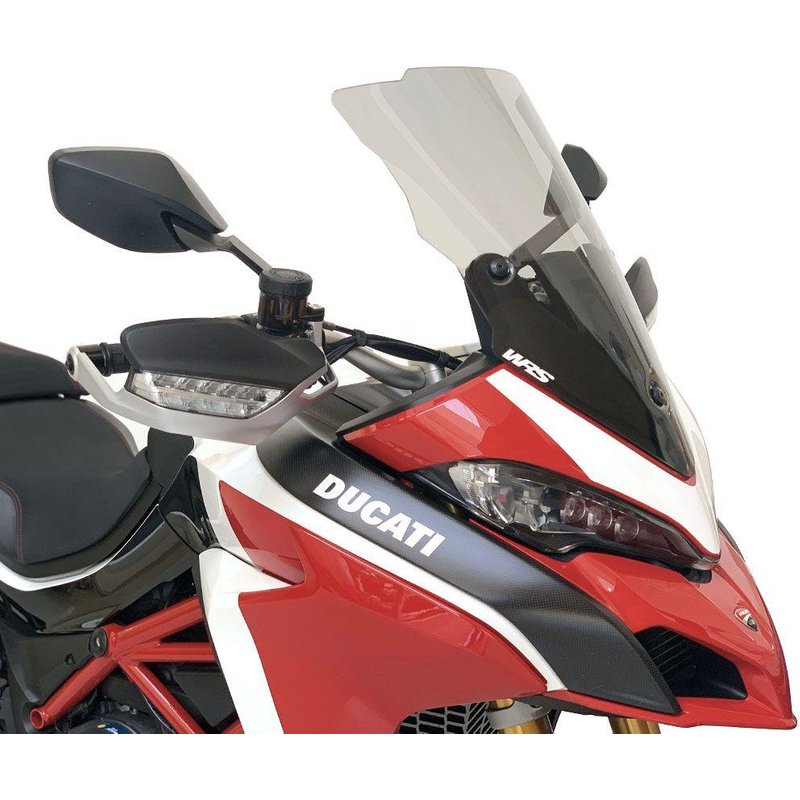 DU006F - WRS Windscreen For Ducati MultiStrada 1200 ABS 2015-2017 50 cm (19-3/4") - Smoke