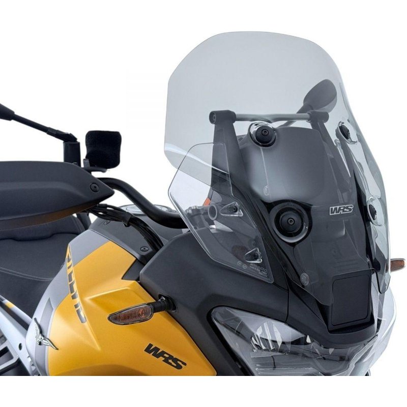 MG002F - WRS Windscreen Touring W/ Radar Stelvio For Moto Guzzi STELVIO 1000 ABS 2024-2025 48 cm (18-7/8") - Smoke