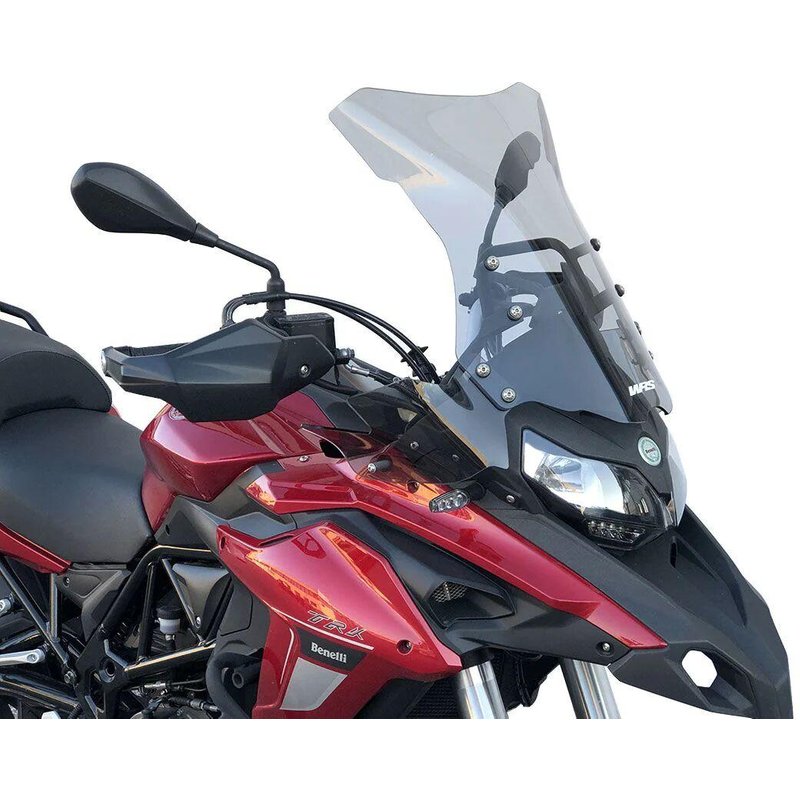 BE003F - WRS Wind Deflectors For Benelli TRK 502 ABS 2017-2023 - Smoke