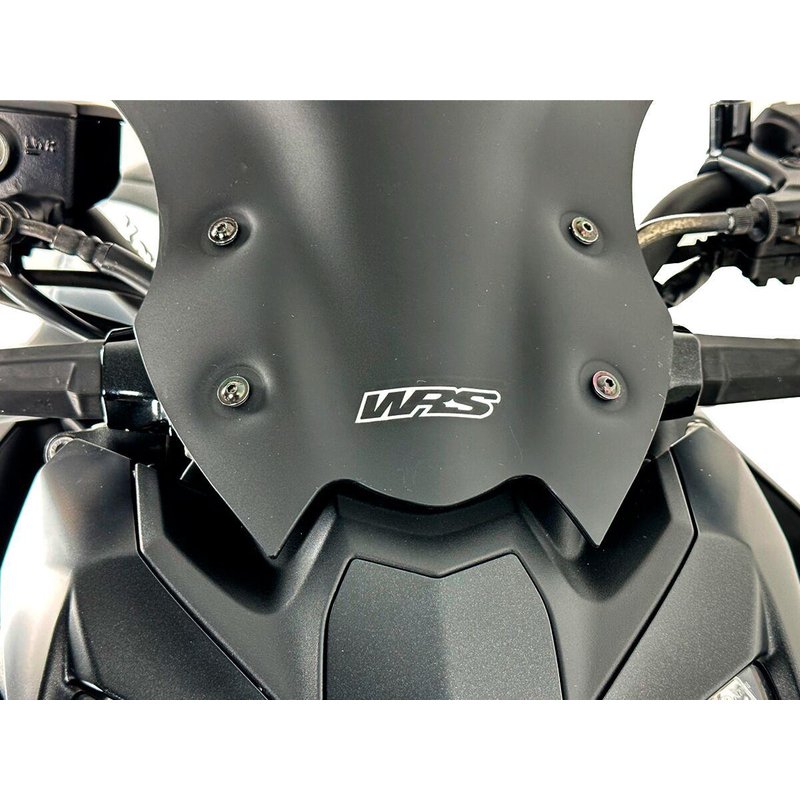KA013NO - WRS Windscreen For Kawasaki Z 900 ABS 2020-2024 23.5 cm (9-1/4") - Black