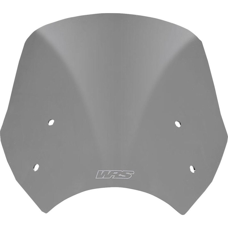 BE005FS - WRS Windscreen For Benelli Leoncino 500 ABS 2017-2023 29.5 cm (11-5/8") - Dark Smoke