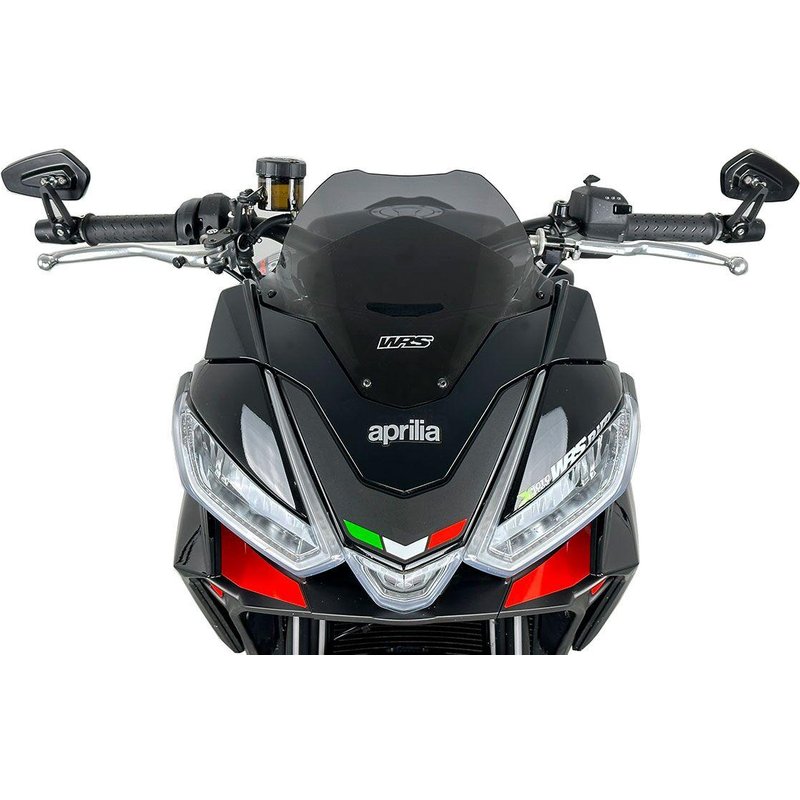 AP006FS - WRS Windscreen For Aprilia Tuono 660 ABS 2021-2024 23.5 cm (9-1/4") - Dark Smoke