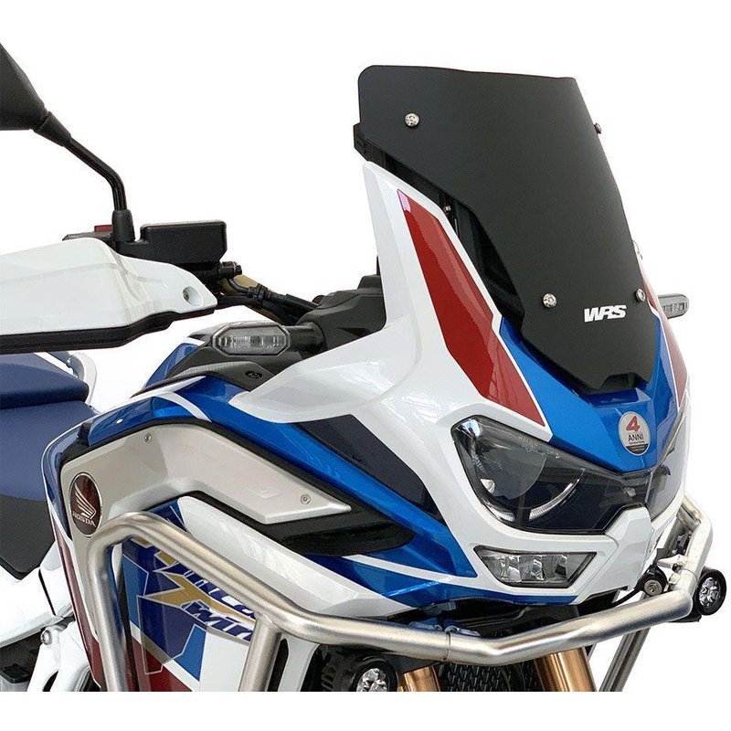HO027NO - WRS Windscreen For Honda CRF1100L ABS Africa Twin 2020-2024 31 cm (12-1/4") - Black