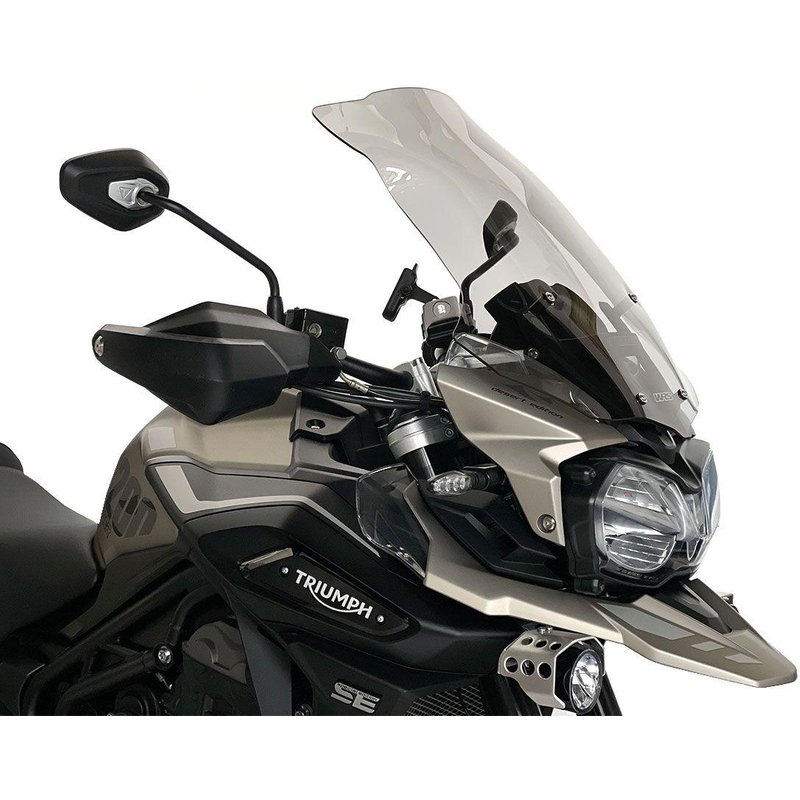 TR002F - WRS Windscreen For Triumph Tiger Explorer XCA ABS 2016-2020 59 cm (23-1/4") - Smoke