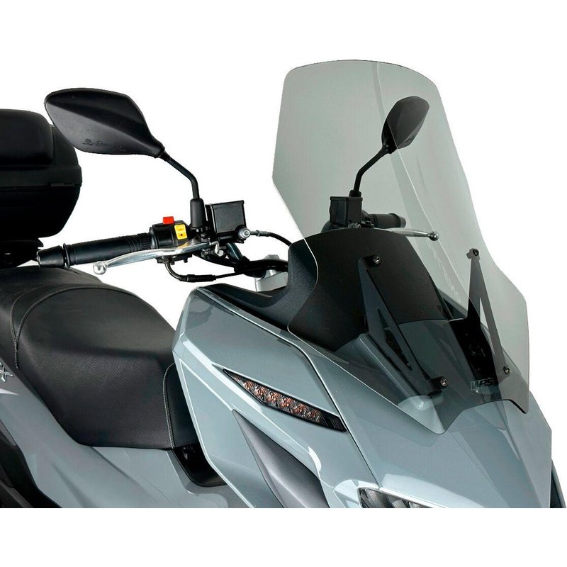 SY001F - WRS Windscreen For Sym Jet X 125 ABS 2021-2023 52 cm (20-1/2") - Smoke