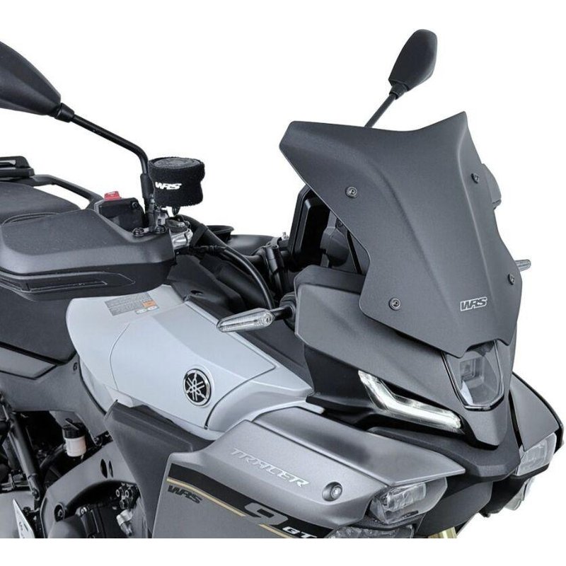 YA044NO - WRS Windscreen Sport Yamaha For Yamaha MT-09 TR DXCS 2025 30 cm (11-3/4") - Black