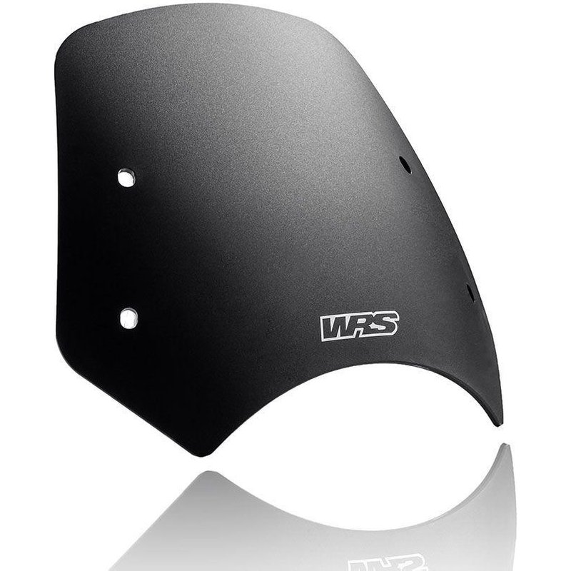 BE006NO - WRS Windscreen For Benelli Leoncino 500 ABS 2017-2023 19 cm (7-1/2") - Black