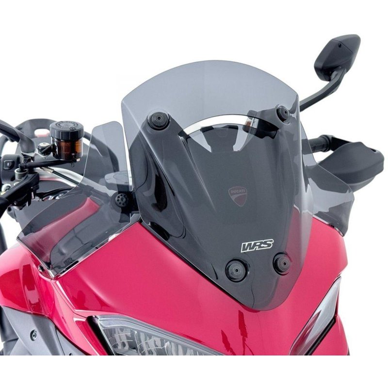 DU037FS - WRS Windscreen For Ducati MultiStrada V2 900 ABS 2025-2026 36.5 cm (14-3/8") - Dark Smoke