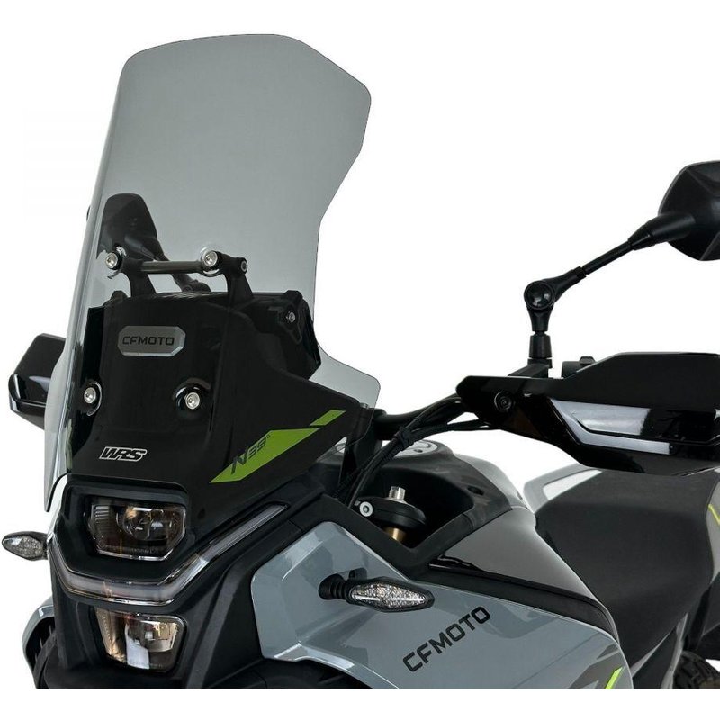 CF004F - WRS Windscreen Caponord CF Moto For CF Moto MT 450 ABS 2024-2026 42 cm (16-1/2") - Smoke