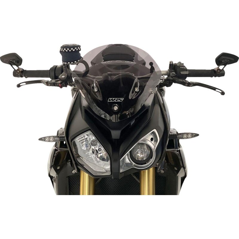 BM068FS - WRS Windscreen For BMW S 1000 R ABS 2014-2020 29 cm (11-1/2") - Dark Smoke