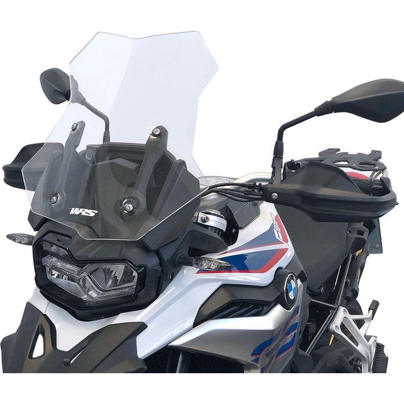 BM042T - WRS Windscreen For BMW F 750 GS ABS 2018-2023 44 cm (17-3/8") - Clear