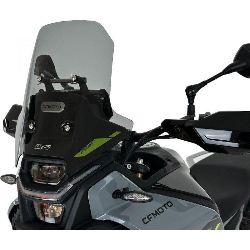 CF005FS - WRS Windscreen Touring CF Moto For CF Moto MT 450 ABS 2024-2026 36 cm (14-1/4") - Dark Smoke