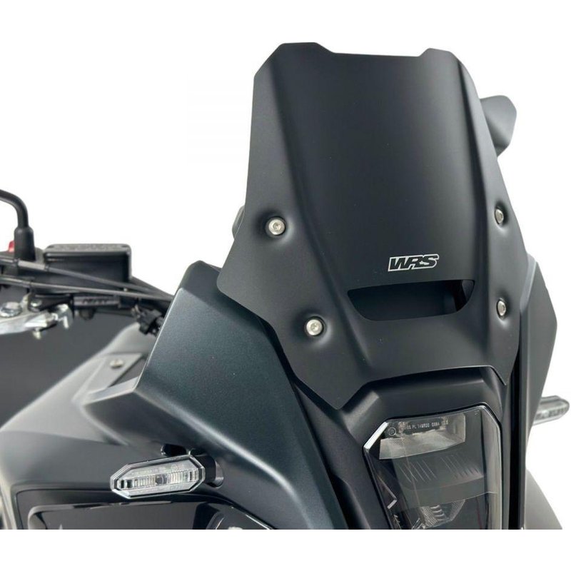 HO078NO - WRS Windscreen For Honda NX 500 A 2024-2026 27 cm (10-5/8") - Black