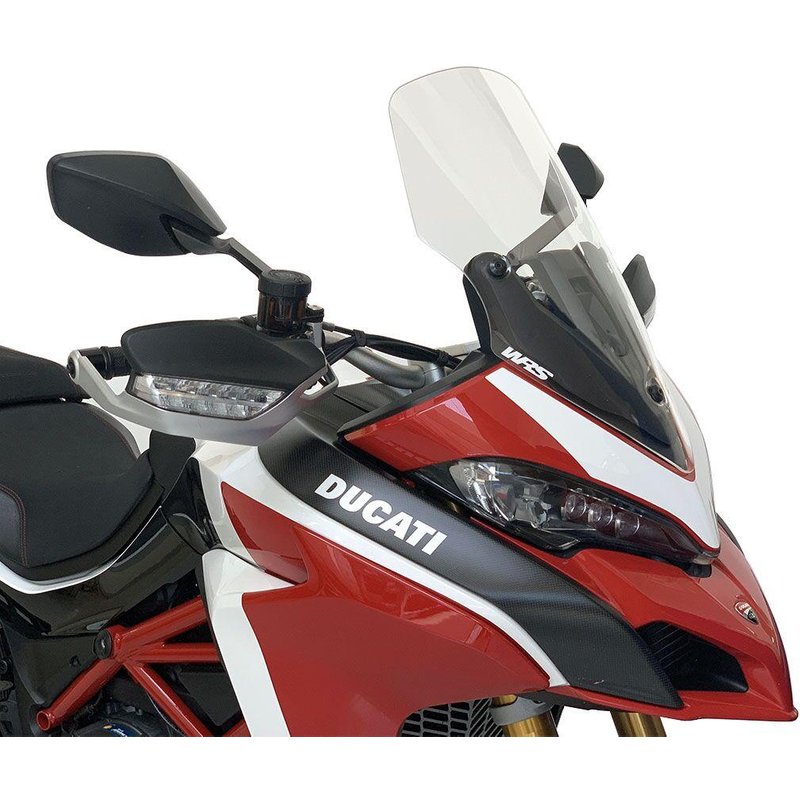 DU008T - WRS Windscreen For Ducati MultiStrada 1200 ABS 2015-2017 50 cm (19-3/4") - Clear