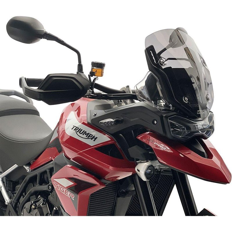 TR004FS - WRS Windscreen For Triumph Tiger 850 ABS 2022-2024 36 cm (14-1/4") - Dark Smoke