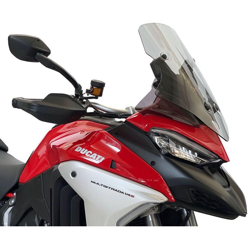 DU017F - WRS Windscreen For Ducati MultiStrada V4 1200 ABS 2021-2024 52 cm (20-1/2") - Smoke