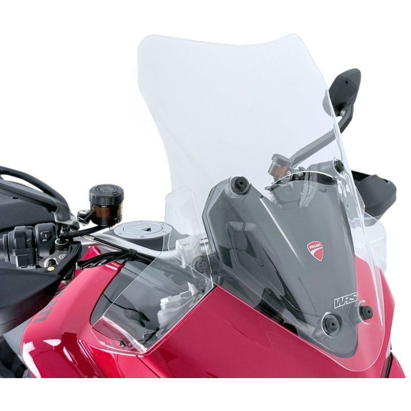 DU036T - WRS Windscreen For Ducati MultiStrada V2 900 ABS 2025-2026 51.5 cm (20-1/4") - Clear
