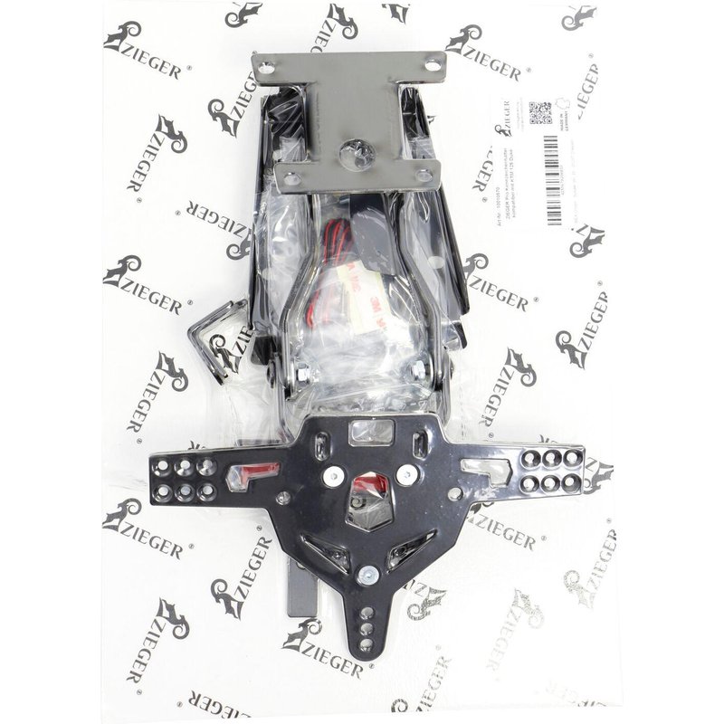 10010570 - Zieger PRO Tail Unit Type D For Harley Davidson FLSTFB 1690 ABS 2012 Rear