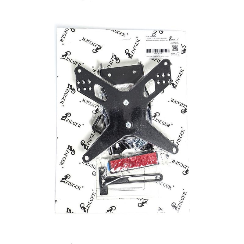 10009959 - Zieger License Plateholder Type E For Benelli Leoncino 800 ABS 2022-2023 Rear