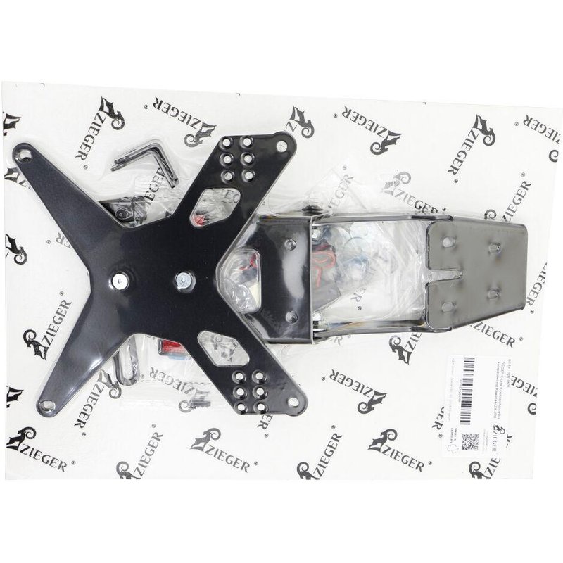 10010616 - Zieger X-Line Tail Unit Type E For Harley Davidson FLSTF 1690 ABS 2013-2014 Rear
