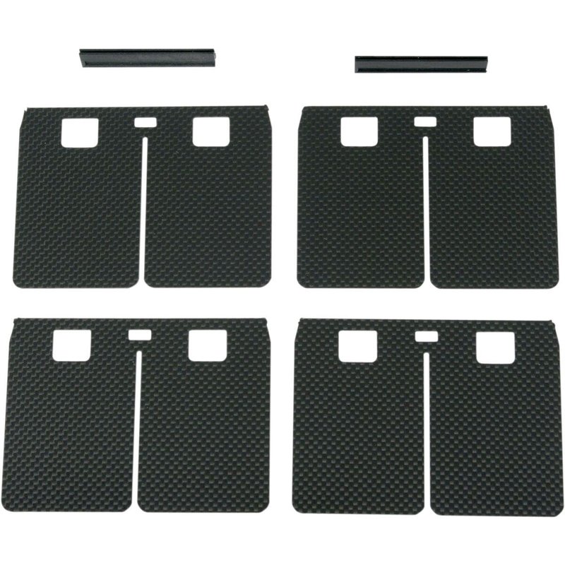 3P682H - Moto Tassinari Replacement V-Force 3 Reed Petal Set For Honda ATC250R LC 1985-1986 - Black