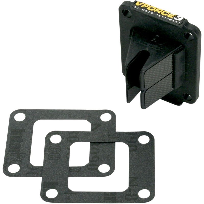 V364A - Moto Tassinari V-Force 3 Reed Valve Set For Kawasaki KX 60 A 1984-1985 - Black