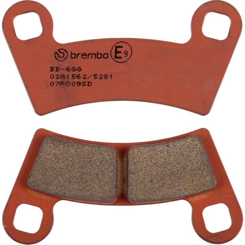 07PO09SD - Brembo SD Prime Sintered Brake Pads For Polaris Ranger RZR S 900 4X4 2015-2017 Rear