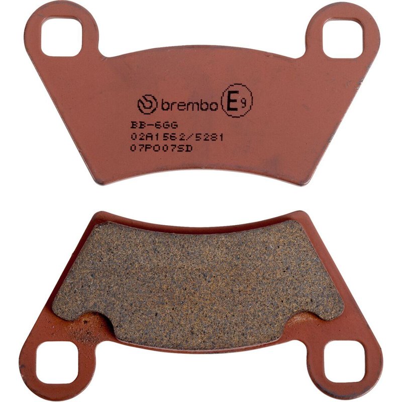 07PO07SD - Brembo SD Prime Sintered Brake Pads For Polaris Ranger 500 2X4 2004-2009 Rear