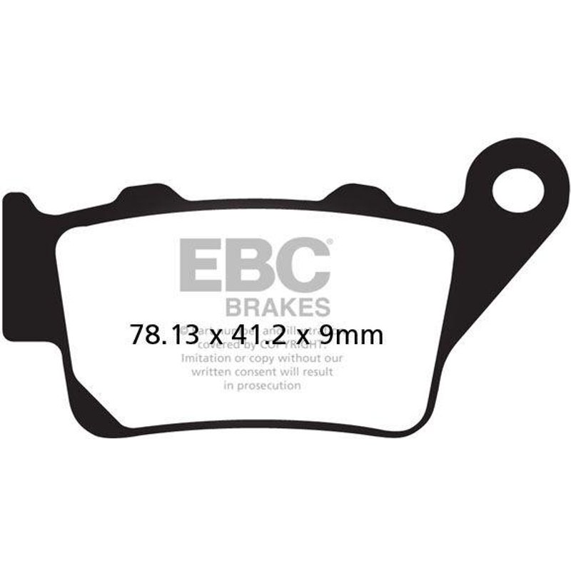 FA213V - EBC Vee Semi-Sintered Brake Pads For KTM Adventure 790 R 2019 Rear