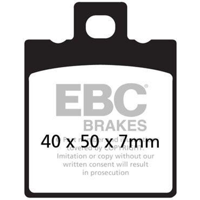 SFA047HH - EBC SFA-HH Series Sintered Scooter Brake Pads For Keeway ARN 125 2006-2013 Front