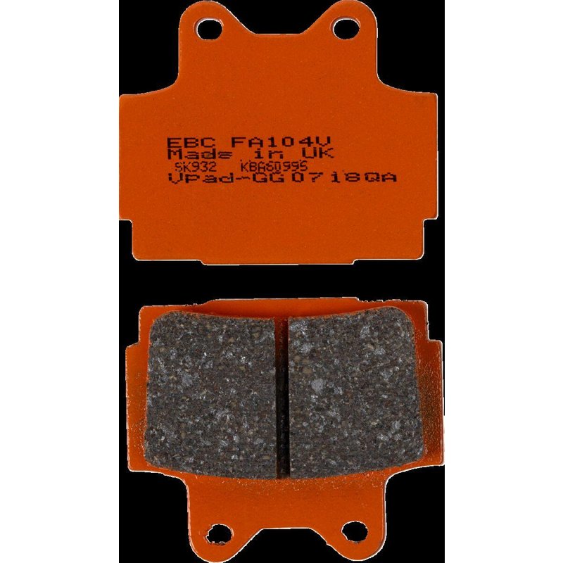 FA104 - EBC Organic Base FA Brake Pads For Yamaha FZ 600 1986-1988 Rear